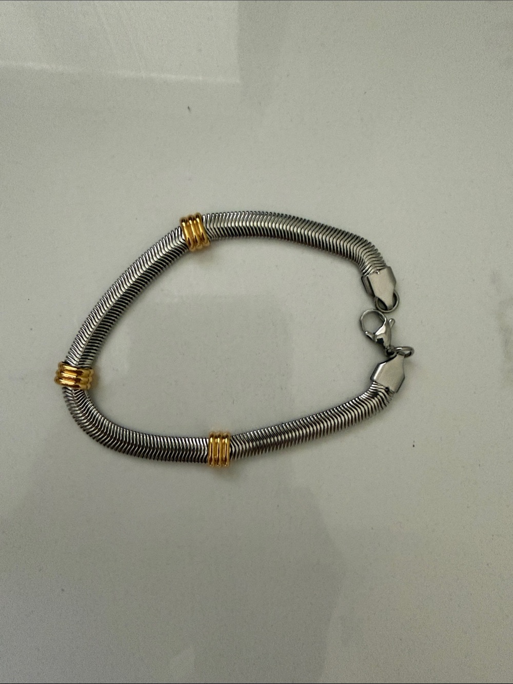 Bracelet silver gold
